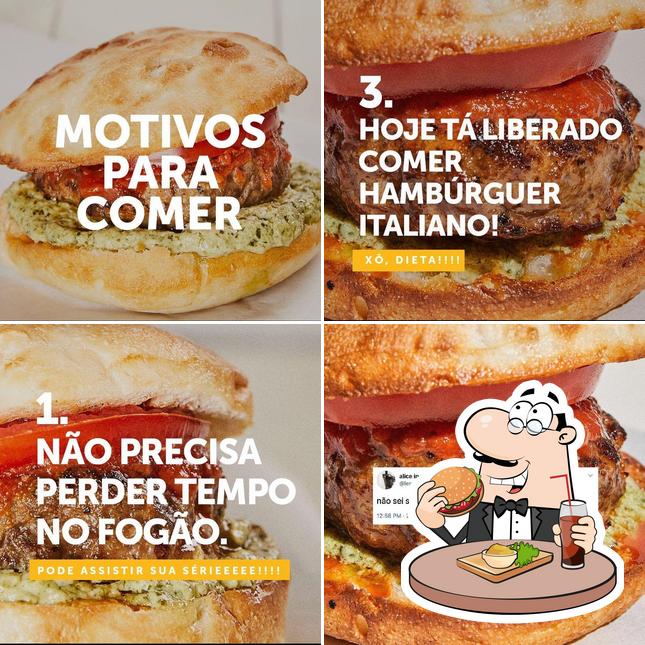 Peça um hambúrguer no Spoleto