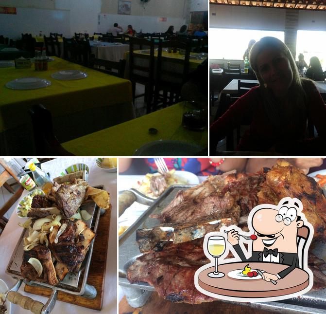 Comida em Churrascaria e Pizzaria Maminha