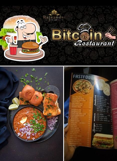 Try out a burger at Bitcoin_Restaurant