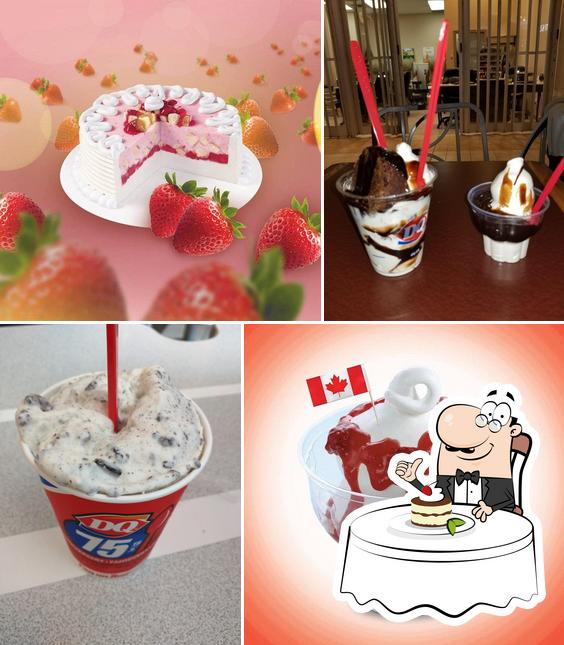 Dairy Queen (Treat) sert une sélection de desserts