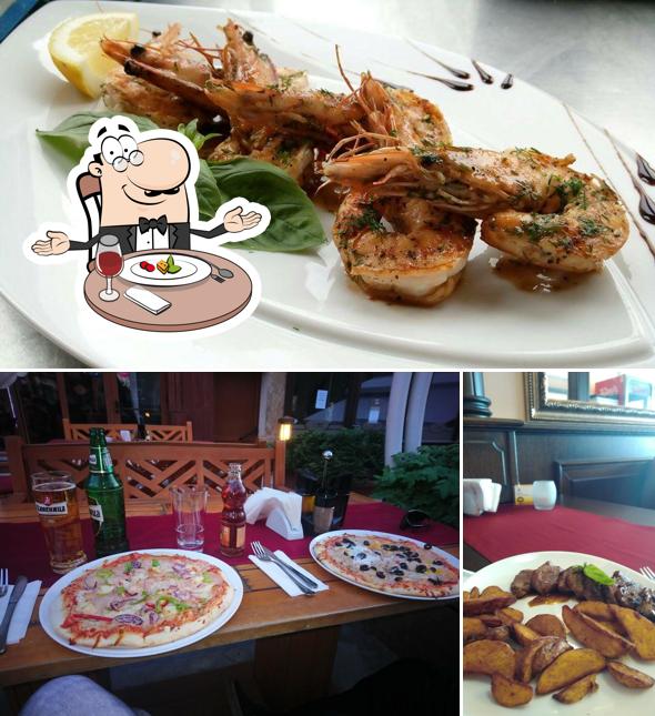 Las imágenes de comedor y mariscos en Piacere