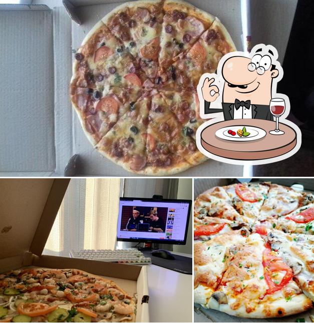 Фабрика пицца se distingue por su comida y interior