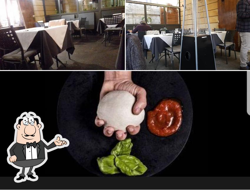 Guarda la immagine che mostra la interni e cibo di Pizzeria Alle Scalette - Pizzeria Siena