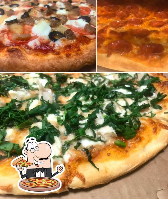 Get pizza at Pi Express Pizza