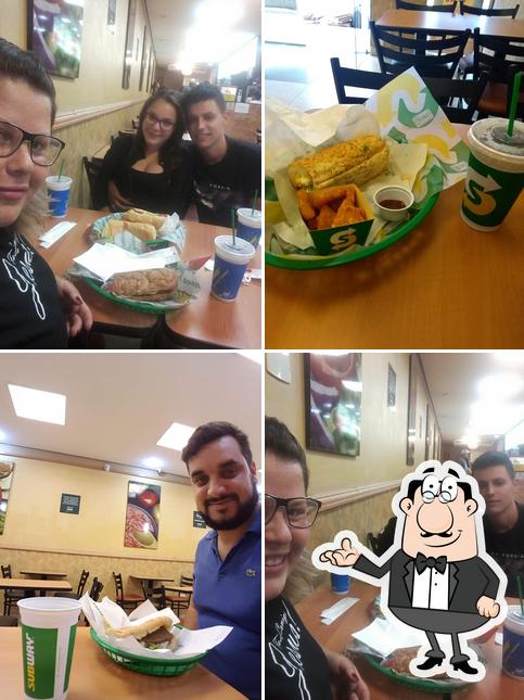 O interior do Subway