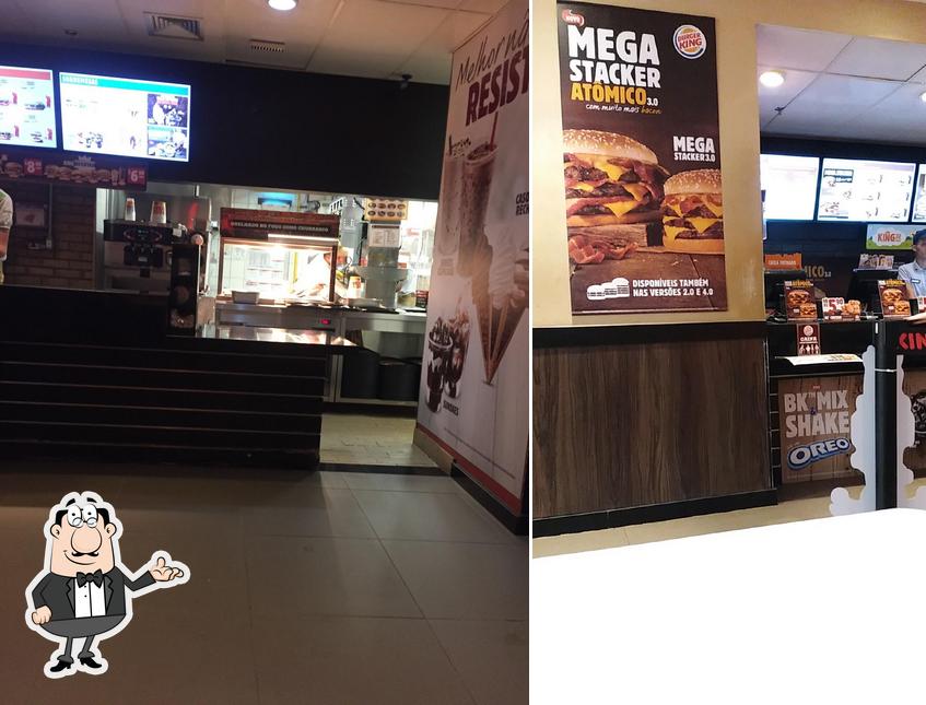 O interior do Burger King