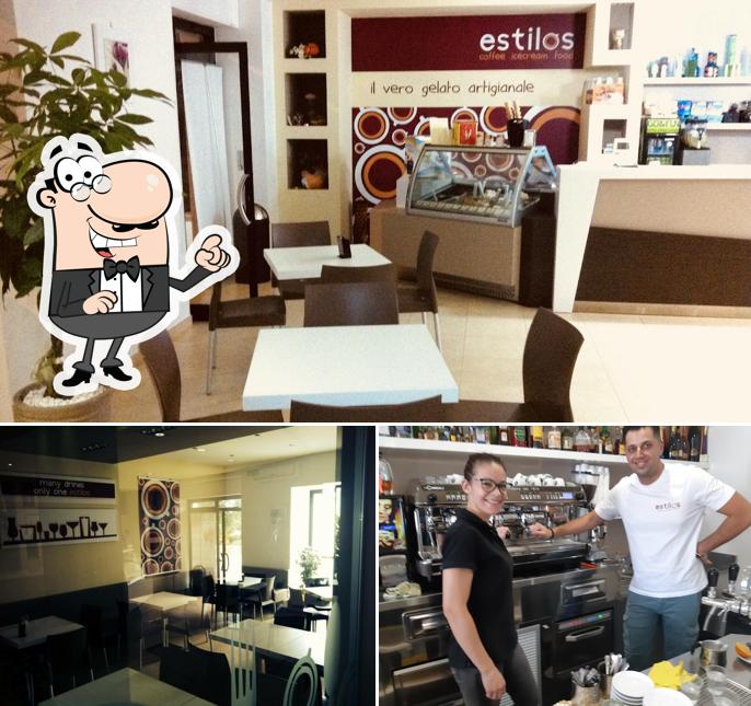 Gli interni di Pizzeria e Bar "Estilos"