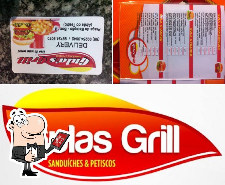 See this pic of Gula's Grill