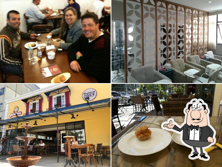 Veja imagens do interior do Maria Torta Café