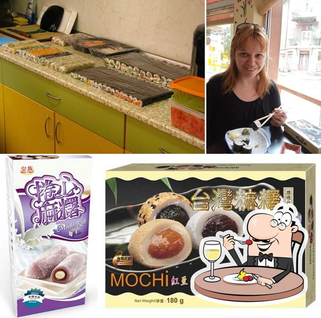 Еда в "Sushi & Mochi"