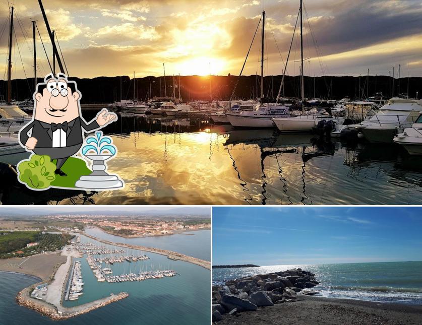 Gli esterni di Porto di Marina di Cecina