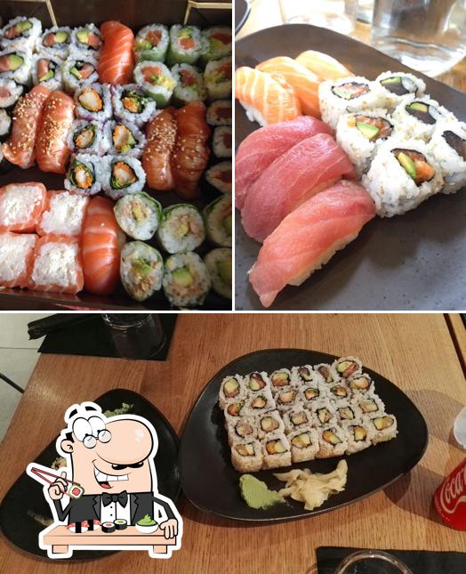 Choisissez différentes options de sushi