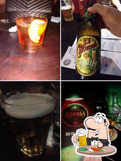 Brooks Pub Recreio fornece uma gama de cervejas