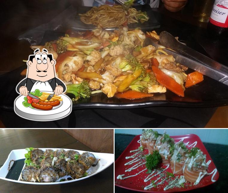 Comida em Shiryu Temakeria