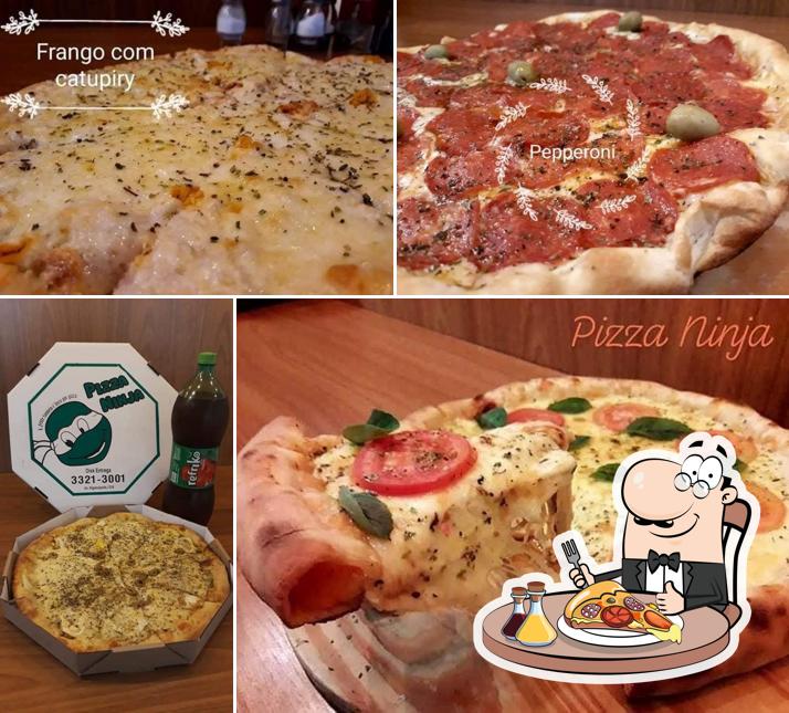 Consiga pizza no Pizza Ninja