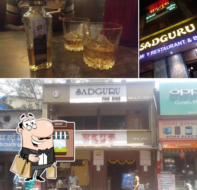 Among different things one can find exterior and beverage at Sadguru Restaurant & Bar