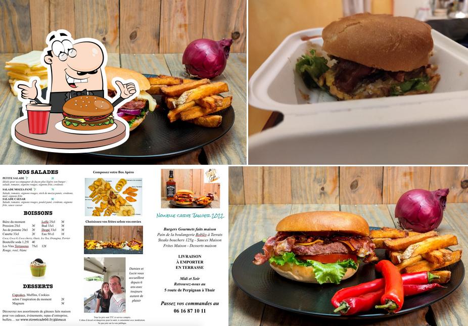 Les hamburgers de Street Café will conviendront différents goûts