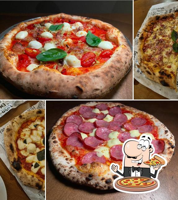 Consiga diferentes estilos de pizza