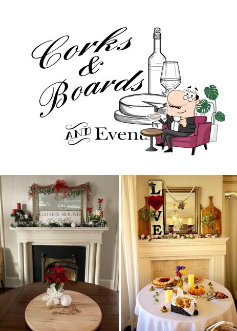 The interior of Corks & Boards and Events