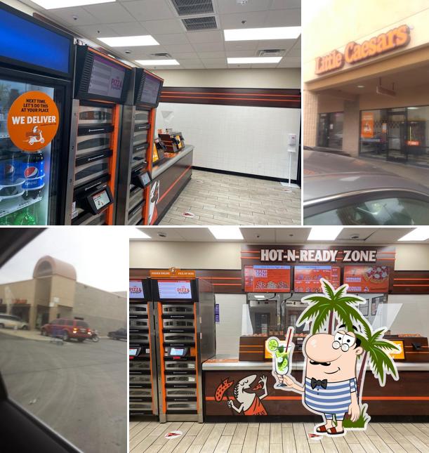 See this picture of Little Caesars Pizza