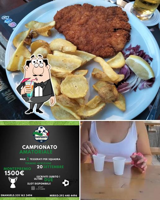 La bevanda e cibo del ristorante