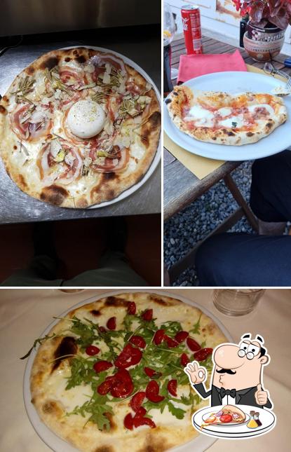 A PIZZERIA 'L Duc Do Ciat, puoi ordinare una bella pizza