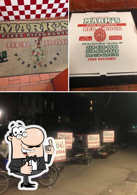 Look at this image of Marks Red Hook Pizza