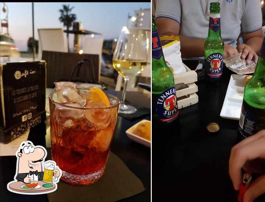 Puoi goderti un rinfrescante bicchiere di birra chiara o scura