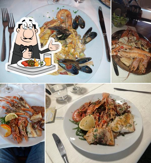 Scampi al Ristorante Il Poggetto