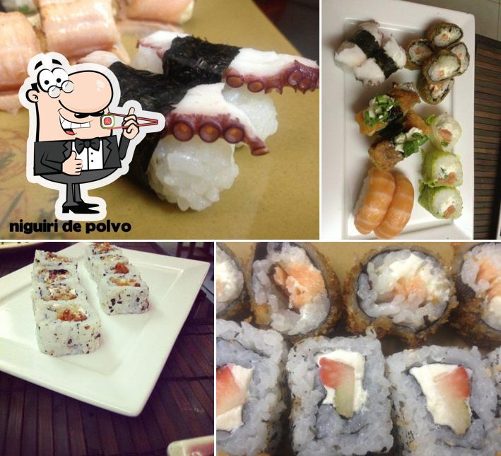 Experimente diferentes opções de sushi