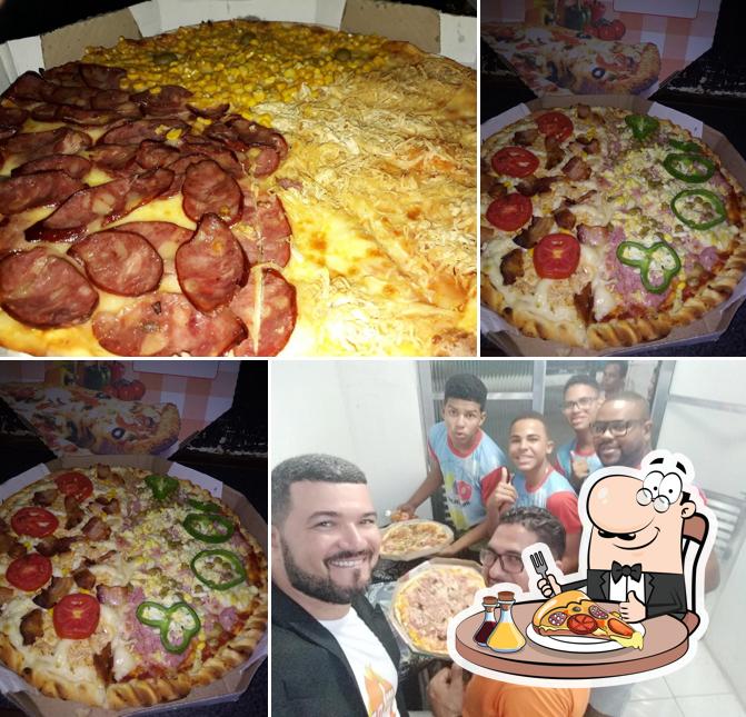 Escolha pizza no Pizzaria Sabor Perfeito