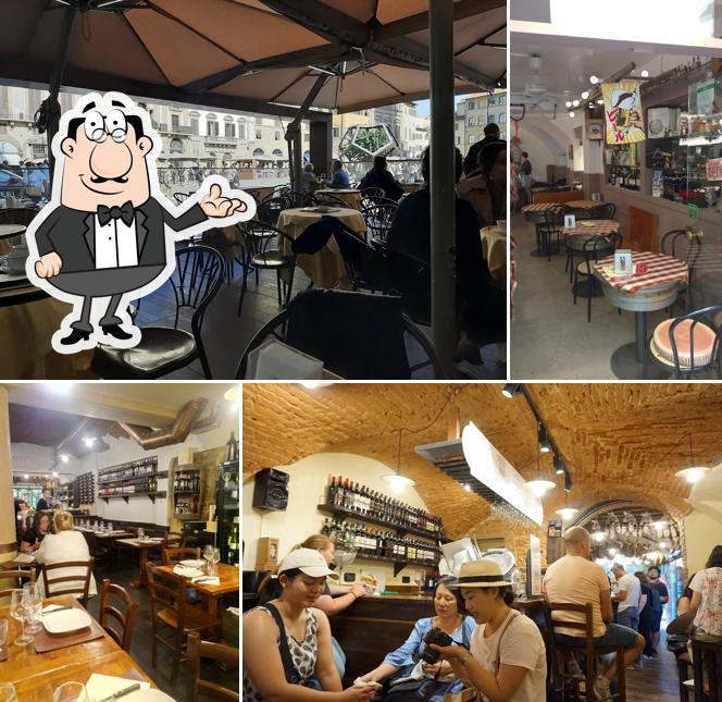 Gli interni di All’Antico Vinaio