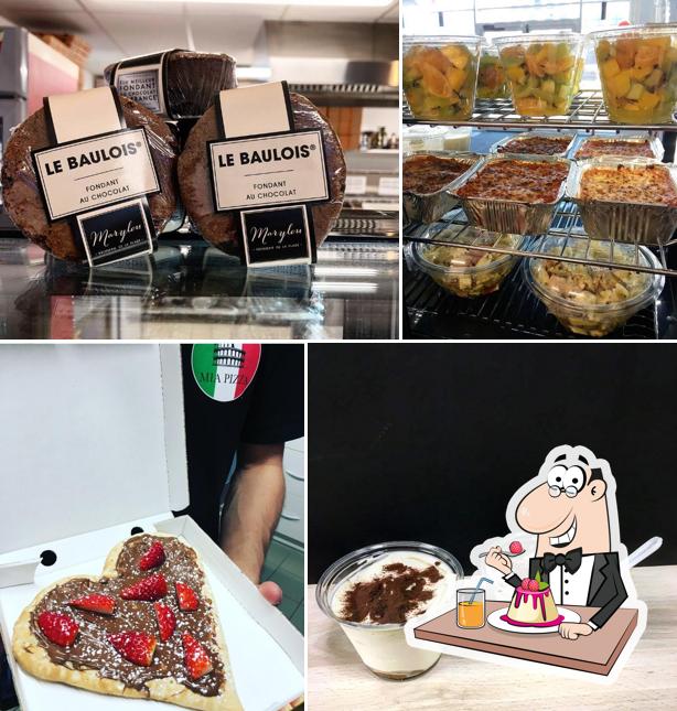 Mia Pizza offre une variété de desserts