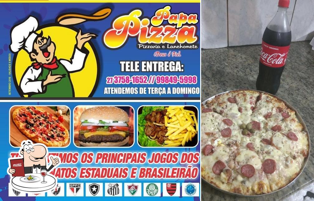 Comida em Pizzaria Papa Pizza