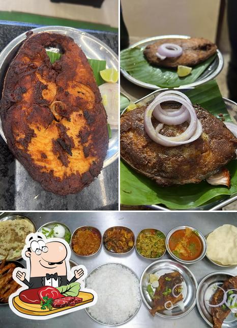 ROYAPURAM MEEN SAPPADU provides meat dishes