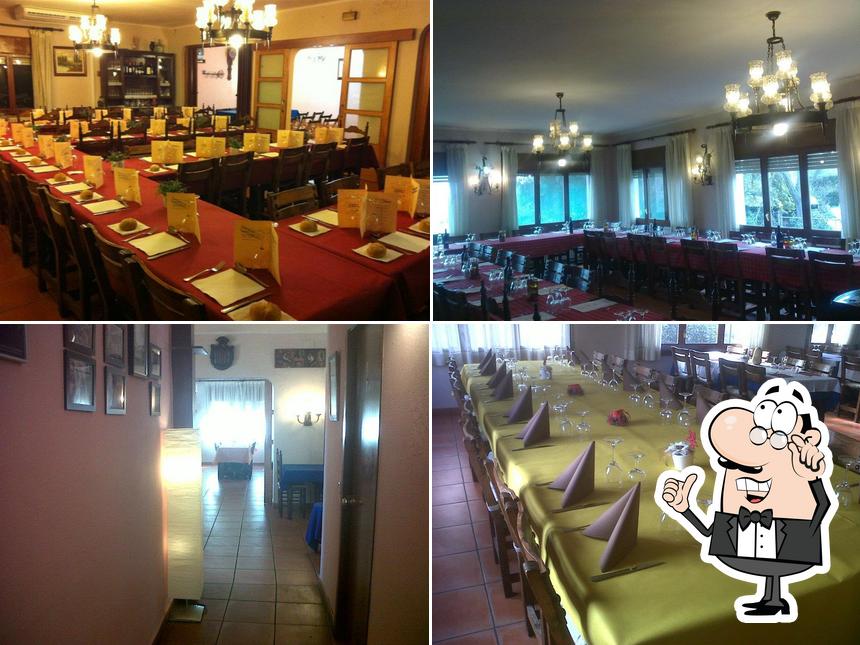 The interior of Restaurante Fonda Can Mestret
