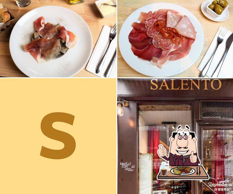 Salento Montmartre propose des plats à base de viande