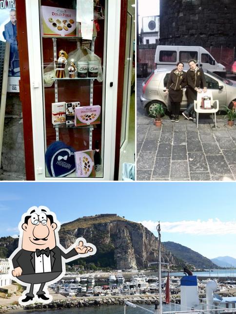 Tra le diverse cose da Caffè del Borgo si possono trovare la interni e esterno