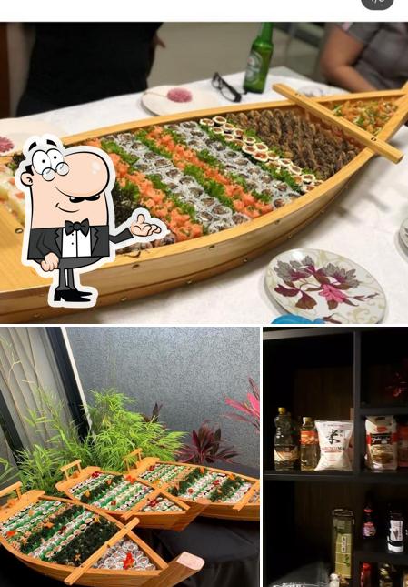 O interior do Seiko Restaurante Japonês Delivery e Peixaria
