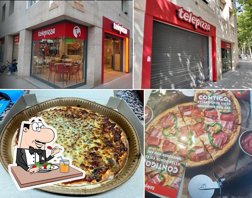 The picture of Telepizza’s food and interior