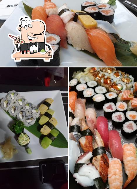Ordina le diverse opzioni di sushi