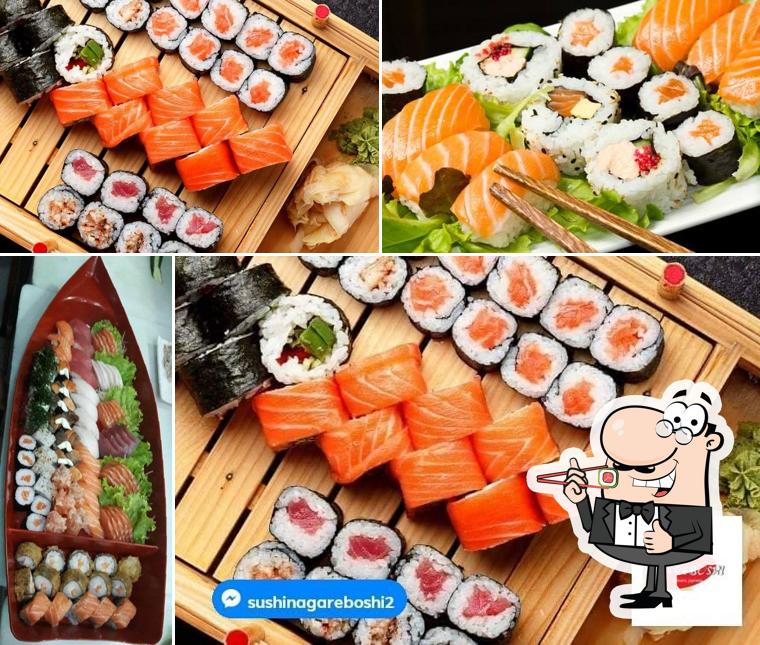 Experimente diferentes opções de sushi