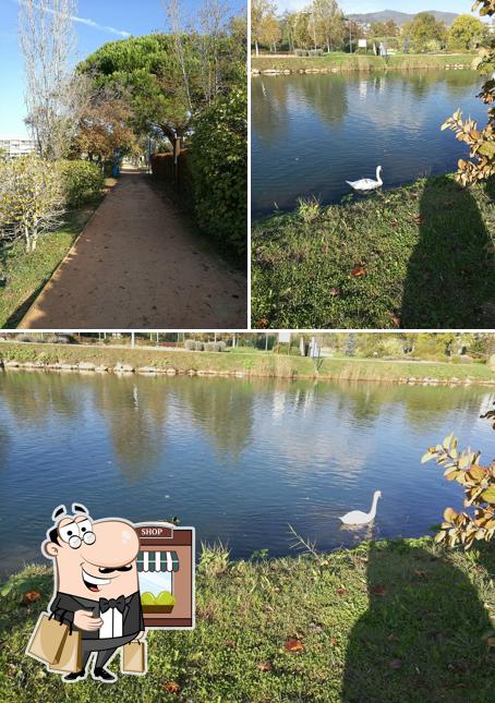 L'extérieur de Snack des berges de Siagne