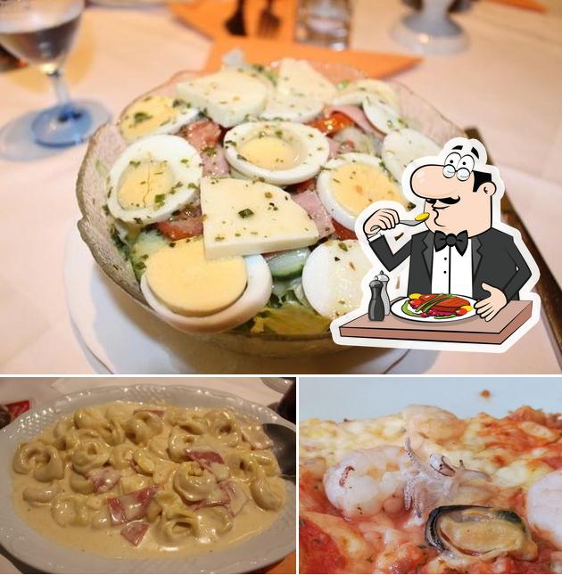 Comida en Pizzeria Milano Landau