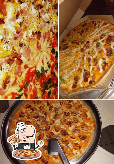 Experimente diferentes tipos de pizza