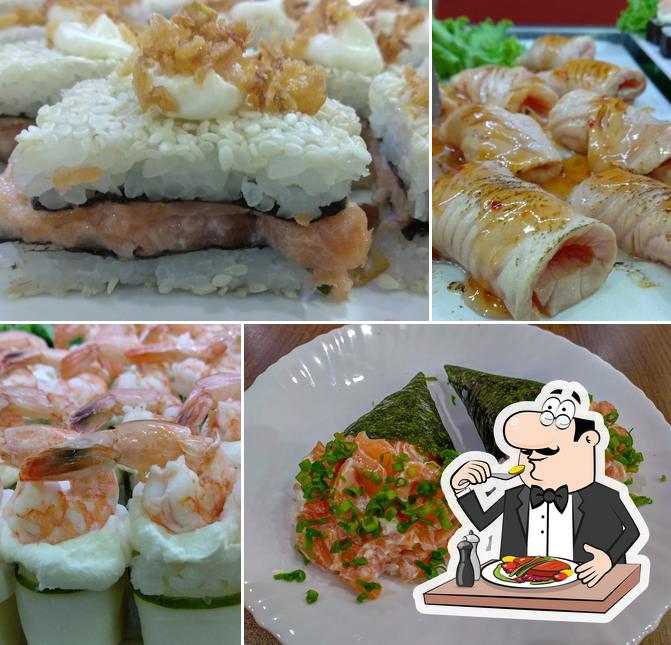 Platos en Divino Oriente Sushi