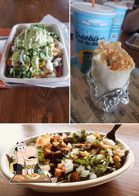 Food at Freebirds World Burrito