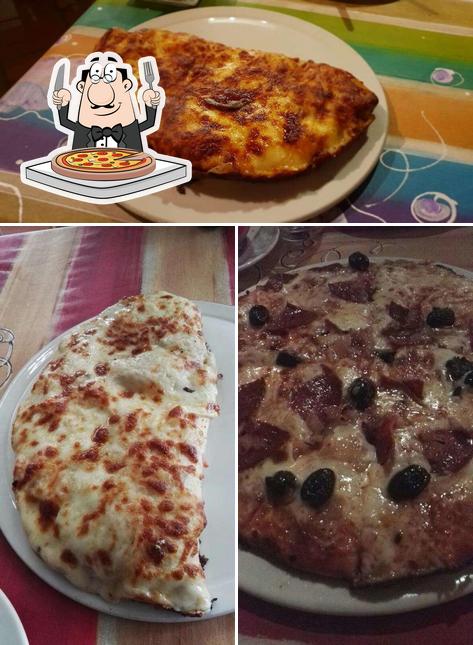 Probiert eine Pizza bei Lucios Pizzeria