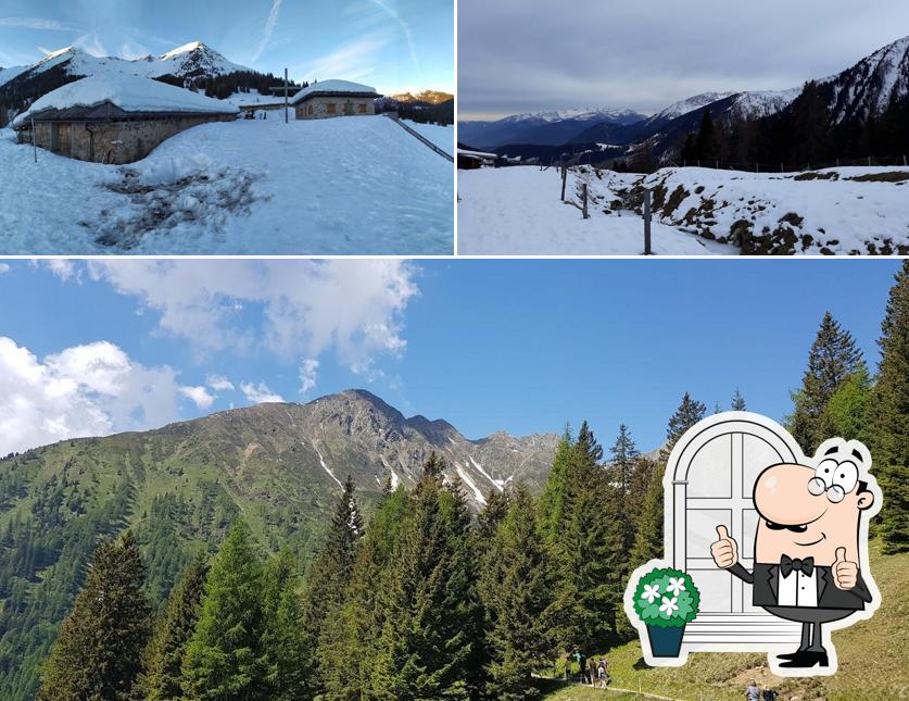 Gli esterni di Malga di Cloz della famiglia Mairhofer-Flaim