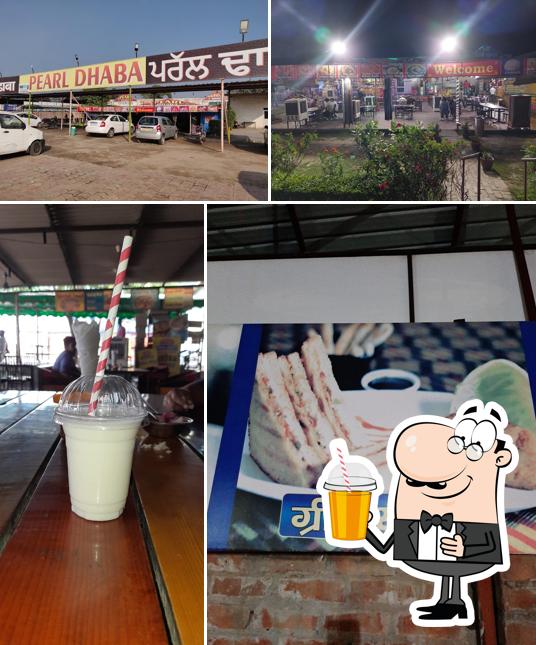 Enjoy a beverage at Pearl Dhaba